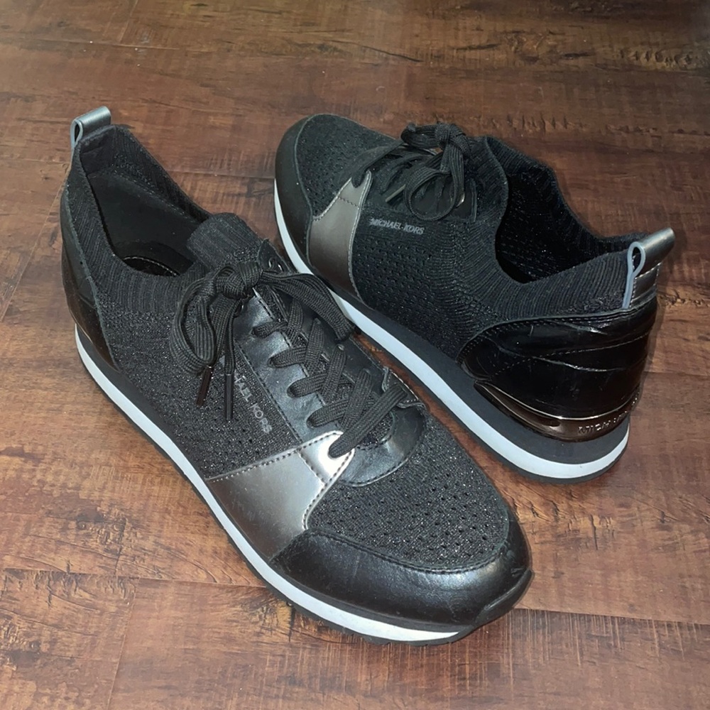 Michael Kors black/silver Trainers
